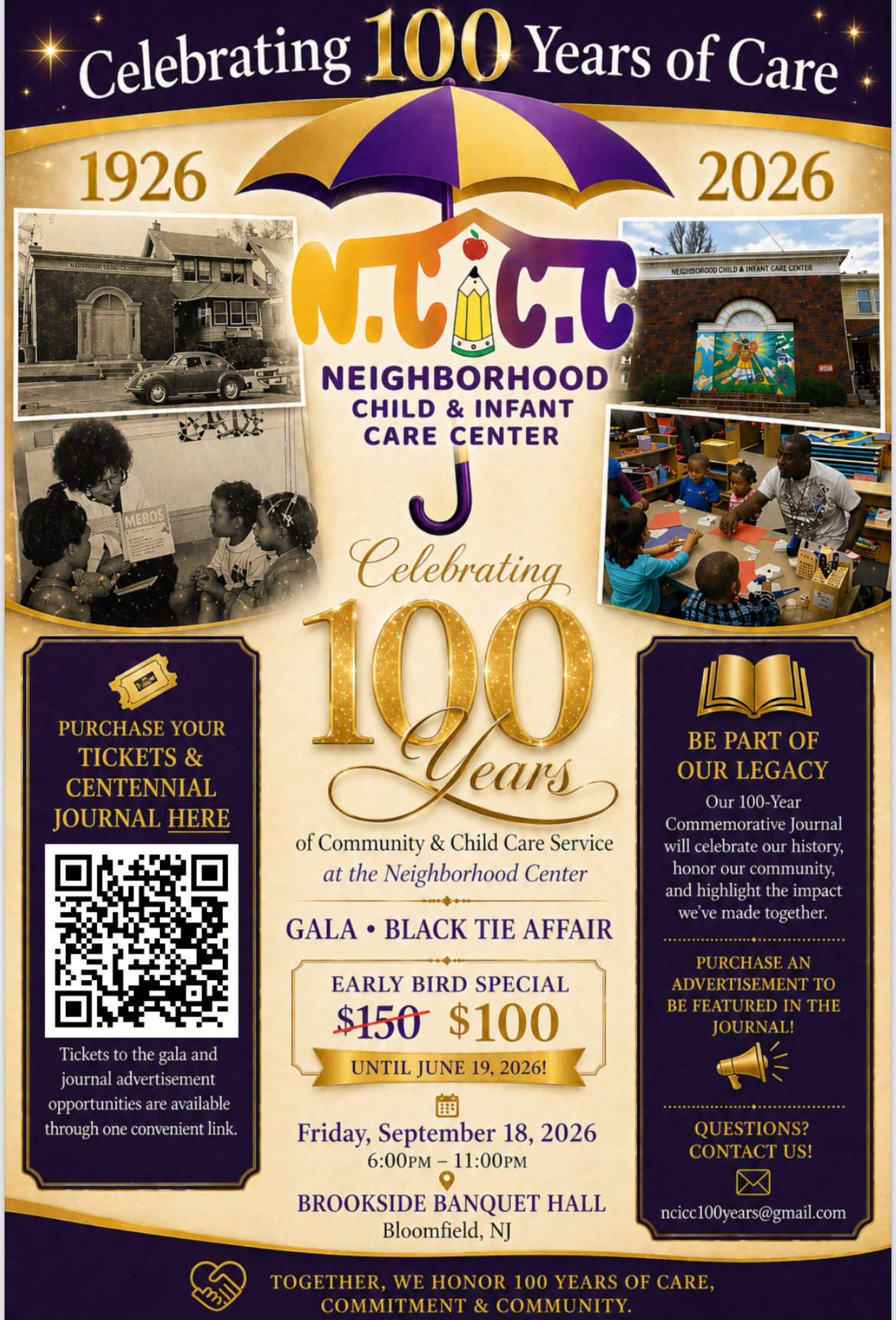 NCICCS Centennial Gala - 100 Years